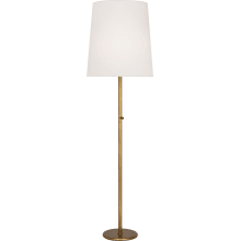 Buster 80" Floor Lamp with a Fondine Fabric Shade