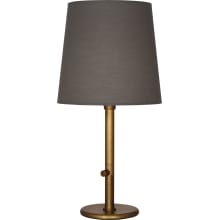 Buster 29" Chica Buffet Table Lamp with a Smoke Gray Fabric Shade
