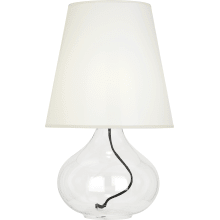June 24" Table Lamp with Organza Fabric Shade