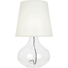 June 31" Table Lamp with Organza Fabric Shade