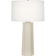 Mason 26" Column Table Lamp with a Linen Shade
