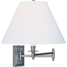 Kinetic 15" Wall Sconce with an Ascot Fabric Shade