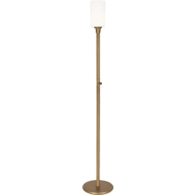 Nina 71" Tall Buffet Floor Lamp with Frosted Glass Shade