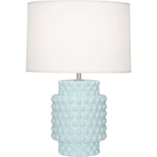 Dolly 22" Column Table Lamp with a Fondine Fabric Shade
