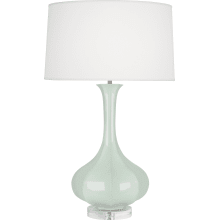 Pike 32" Vase Table Lamp with Lucite Accents