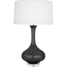 Pike 32" Vase Table Lamp with Lucite Accents