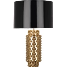 Dolly 28" Column Table Lamp with an Opaque Parchment Shade