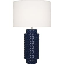 Dolly 28" Column Table Lamp with a Fondine Fabric Shade