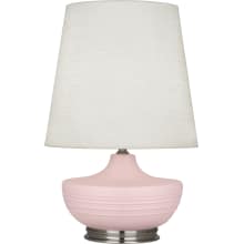 Nolan 28" Vase Table Lamp with Nickel Accents