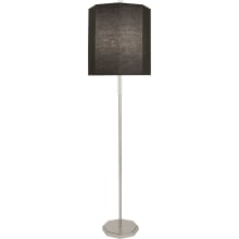 Kate 66" Tall Buffet Floor Lamp with Black Shade