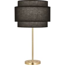 Decker 29" Tall Buffet Table Lamp with Black Shade