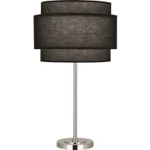 Decker 29" Tall Buffet Table Lamp with Black Shade