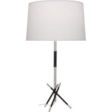 Thatcher 29" Tall Buffet Table Lamp with Oyster Linen Shade
