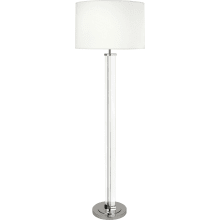 Fineas 66" Column Floor Lamp with a Fondine Fabric Shade