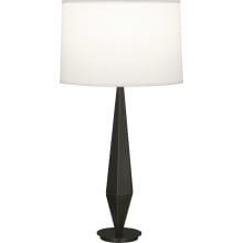 Wheatley 34" Tall Buffet Table Lamp with White Fabric Shade