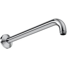Bossini 12" Wall Mounted Shower Arm and Flange