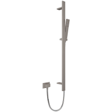Shower 1.8 GPM Single Function Hand Shower Package - Includes Slide Bar, Hose, and Wall Supply