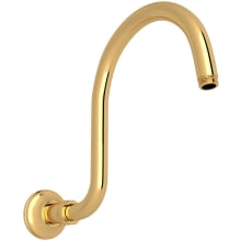 Shower 12-1/16" Wall Mounted Shower Arm and Flange