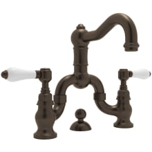 Acqui 1.2 GPM Widespread Bridge Bathroom Faucet with Pop-Up Drain Assembly