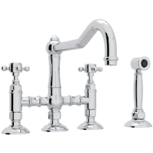 Acqui 1.5 GPM Widespread Bridge Kitchen Faucet - Includes Side Spray