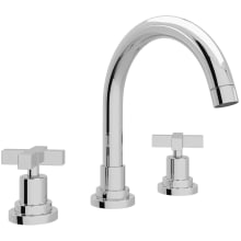 Lombardia 1.2 GPM Widespread Bathroom Faucet with Pop-Up Drain Assembly
