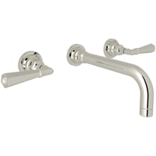 San Giovanni 1.2 GPM Wall Mounted Widespread Bathroom Faucet