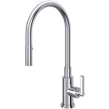 Lombardia 1.8 GPM Single Hole Pull Down Kitchen Faucet