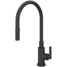 Lombardia 1.8 GPM Single Hole Pull Down Kitchen Faucet