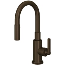 Lombardia 1.8 GPM Single Hole Pull Down Bar Faucet