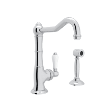 Acqui® 1.8 GPM Deck Mounted Single Hole Faucet with Single Lever Handle - Includes Sidespray