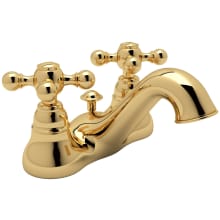 Arcana 1.2 GPM Centerset Bathroom Faucet with Pop-Up Drain Assembly and Metal Cross Handles