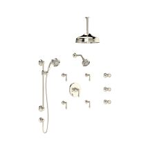 Acqui Thermostatic Shower System with Shower Head, Hand Shower, and Bodysprays