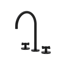 Amahle 1.2 GPM Widespread Bathroom Faucet with Cross Handles and Pop-Up Drain Assembly