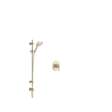 Apothecary Pressure Balanced Shower System with Hand Shower and Valve Trim