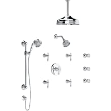 Arcana Thermostatic Shower System with Shower Head and Hand Shower