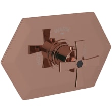 Bellia Thermostatic Valve Trim Only with Single Cross Handle - Less Rough In