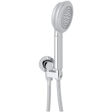 Spa Shower 1.8 GPM Single Function Hand Shower - Includes Hose and Wall Supply
