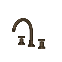 Campo 1.2 GPM Widespread Bathroom Faucet with Wheel Handles and Pop-Up Drain Assembly