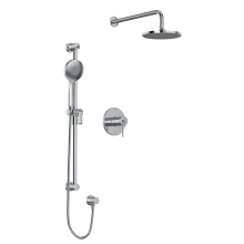CS Thermostatic Shower System with Shower Head, Hand Shower, and Valve Trim