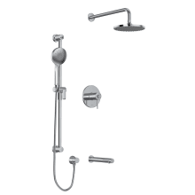 CS Thermostatic Shower System with Shower Head and Hand Shower