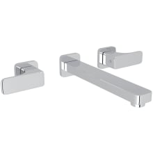 Quartile 1.2 GPM Wall Mounted Widespread Bathroom Faucet