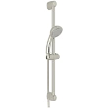 Bossini 1.8 GPM Multi Function Hand Shower Package - Includes Slide Bar and Hose
