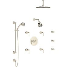 Deco Thermostatic Shower System with Shower Head, Hand Shower, and Hose