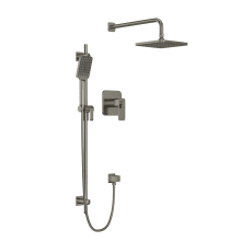 Equinox Thermostatic Shower System with Shower Head, Hand Shower, and Valve Trim