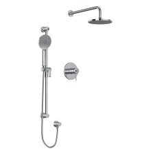 GS Thermostatic Shower System with Shower Head and Hand Shower