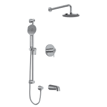 GS Thermostatic Shower System with Shower Head and Hand Shower