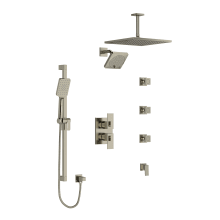 Kubik Shower System with Shower Head, Hand Shower, and Bodysprays