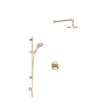 Lombardia Thermostatic Shower System with Shower Head and Hand Shower