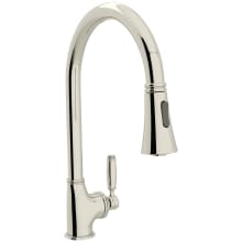 Gotham 1.8 GPM Single Hole Pull Down Kitchen Faucet