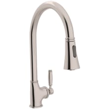 Gotham 1.8 GPM Single Hole Pull Down Kitchen Faucet